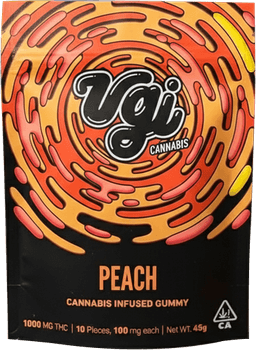 Orange gummy bag